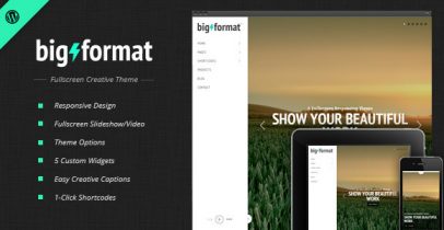 BigFormat 响应式全屏wordpress主题