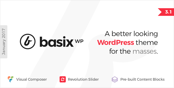 Basix 简洁风格Wordpress企业主题