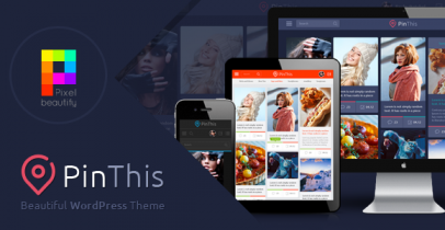 PinThis Pinterest风格WordPress主题