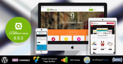 Alterna v9.8.2 Wordpress自适应企业主题