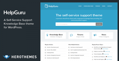HelpGuru WordPress帮助中心/常见问题主题