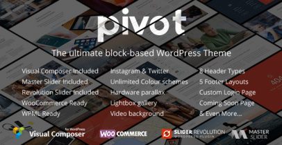 Pivot Wordpress自适应企业主题