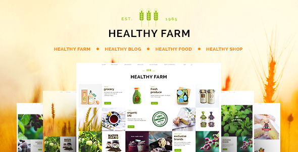 Healthy Farm 健康/食品/农业等行业主题