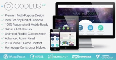 Codeus Wordpress响应式企业主题