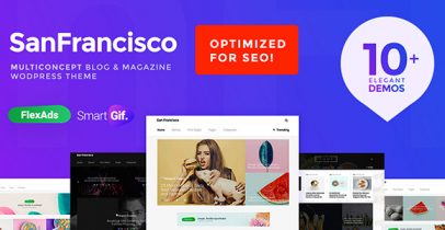 SanFrancisco 博客、杂志风格WordPress CMS主题
