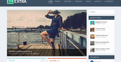 Extra Wordpress新闻、杂志、CMS主题
