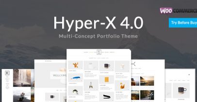 HyperX wordpress案例、作品、图片展示主题