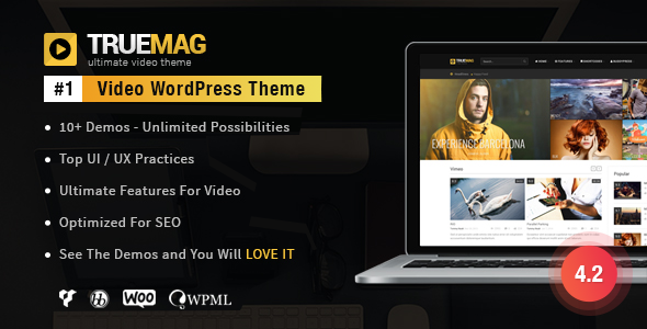 True Mag WordPress视频主题