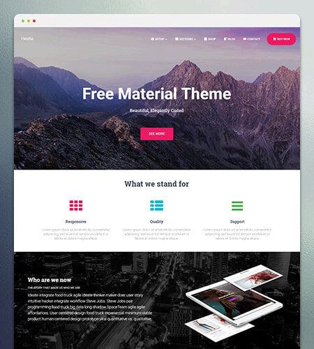 Hestia 免费响应式wordpress企业主题