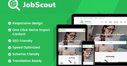 JobScout 免费wordpress求职招聘主题