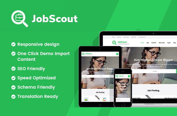 JobScout 免费wordpress求职招聘主题