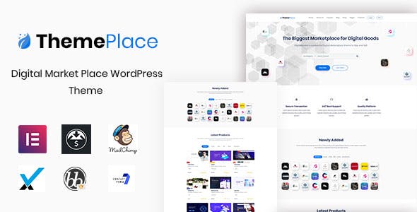 ThemePlace - Wrdpress数字市场主题