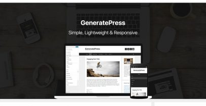 GeneratePress 轻量级的 WordPress 免费主题