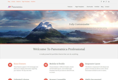 Panoramica  专业免费WordPress主题