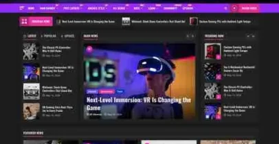 GamerNews 时尚流行的WordPress免费主题