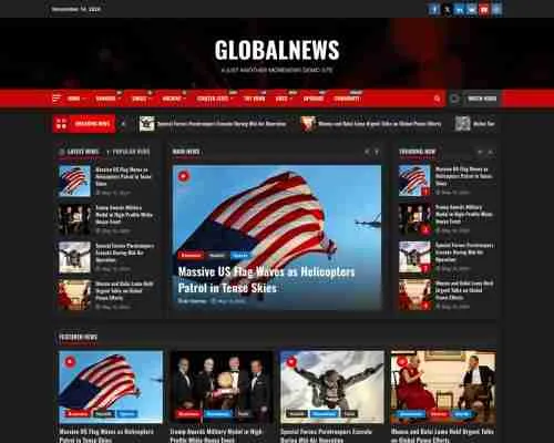 GlobalNews  时尚的WordPress博客主题